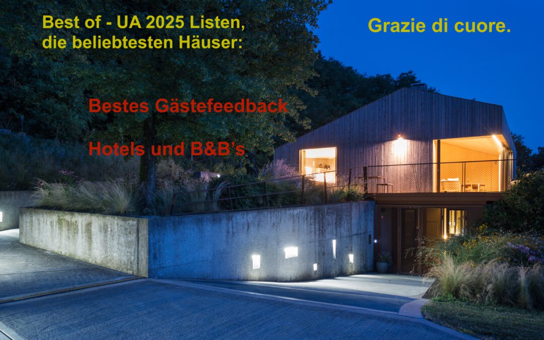 Danke – Auszeichnung Urlaubsarchitektur 2025